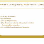 Documents required to provide to the company